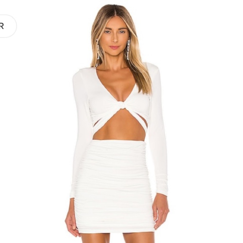 RUBENA Mini Dress in Ivory